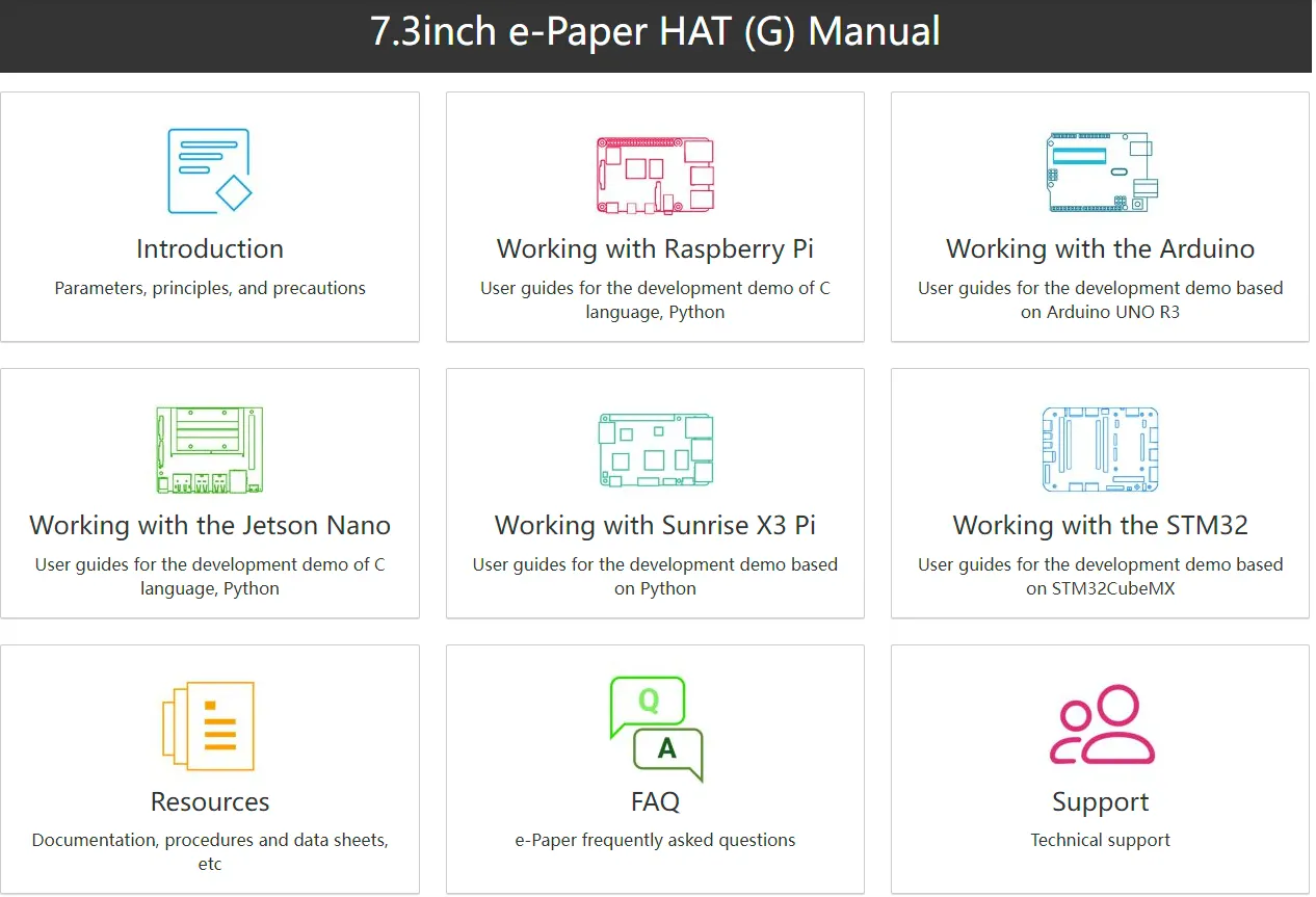 Official Waveshare Documentation